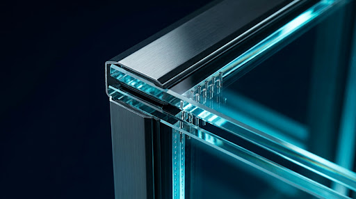 Vacuum insulated glass cross-section